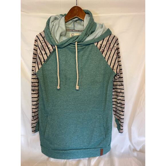 Ampersand Avenue-Sweatshirt-Blue-Women's size S - Picture 1 of 4
